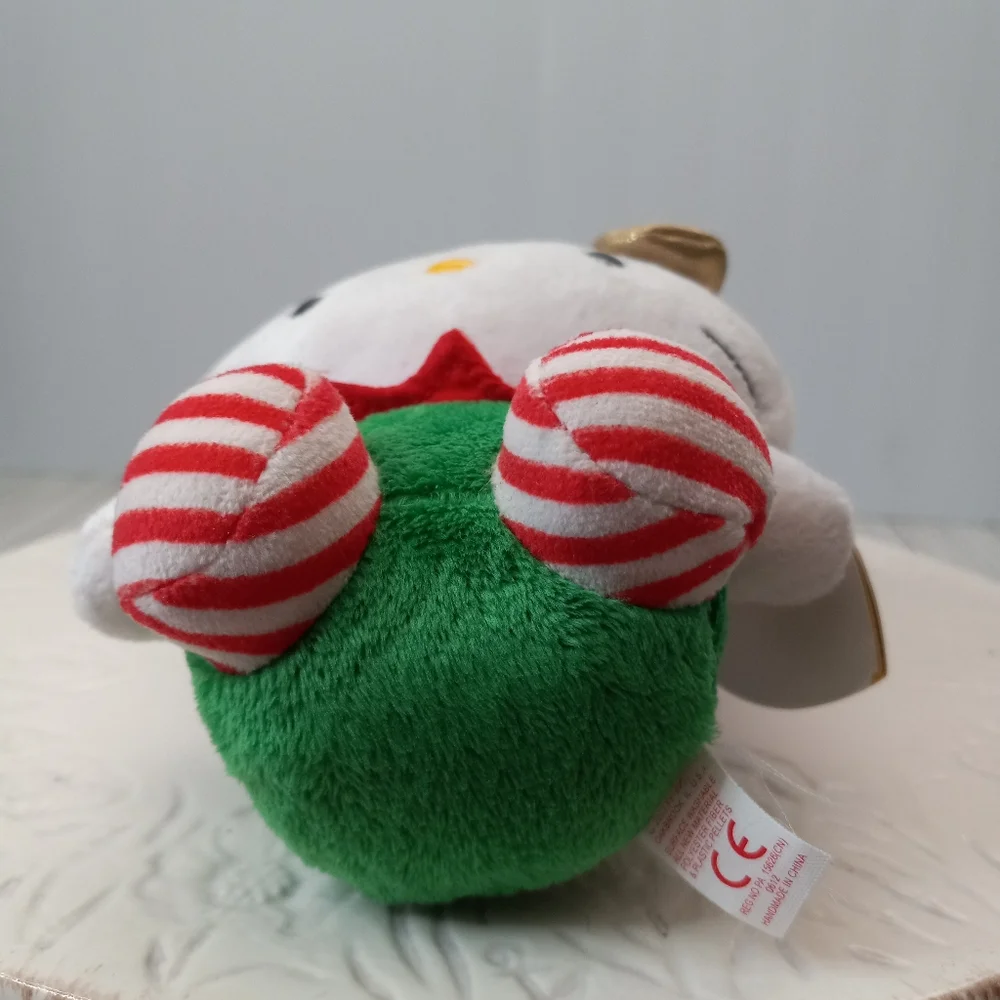 Hello Kitty TY Beanie Babies Christmas Elf Plush